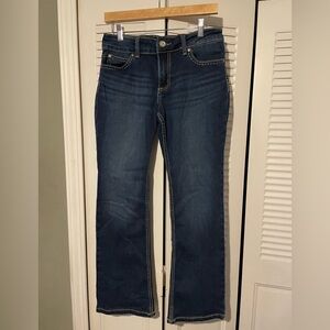 Wrangler Dark Blue Women's Boot Cut Leg Jeans